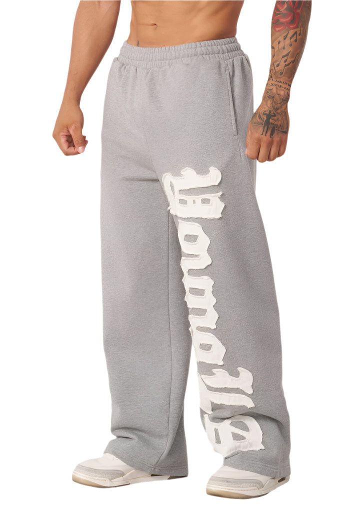 2127 - Big Patch Sweats Heather Grey