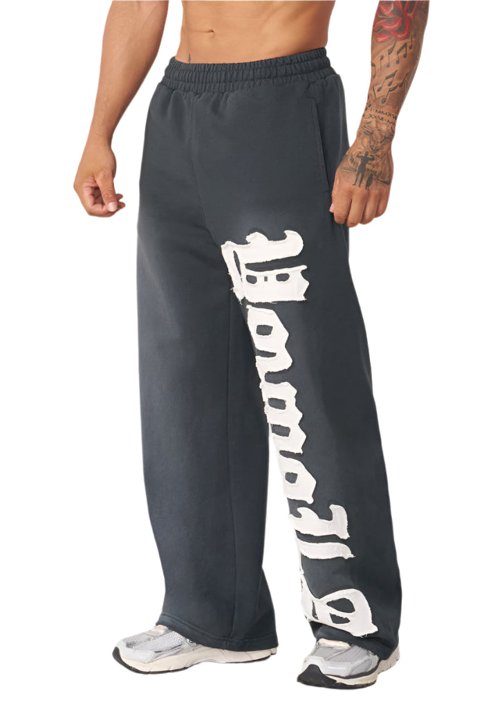 2127 - Big Patch Sweats Teal Wash