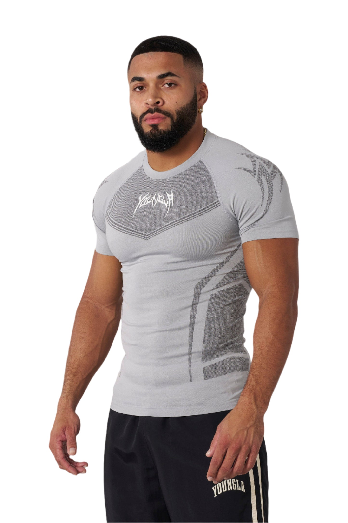 YOUNG LA 475 4041 - Warrior Compression Tees Grey