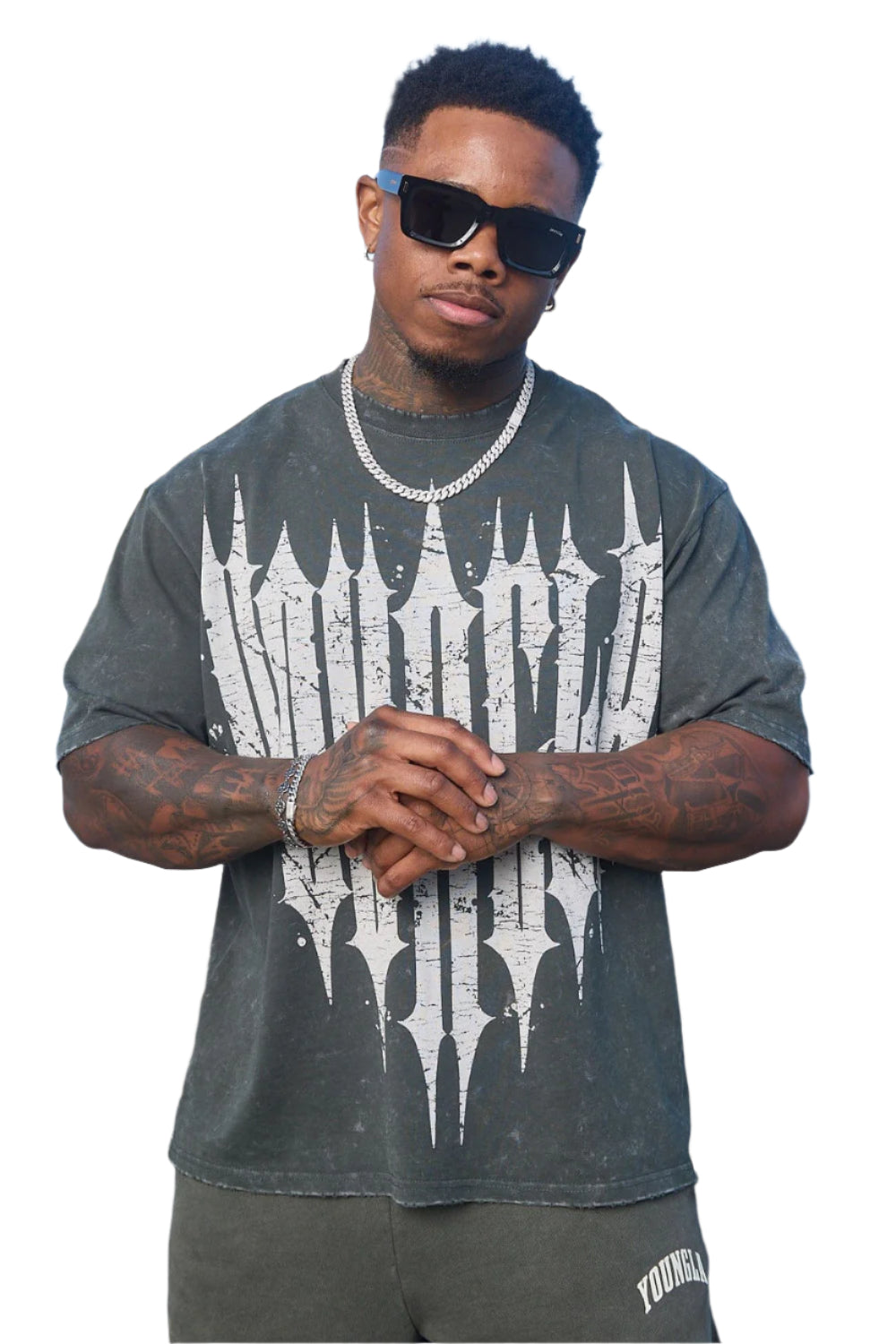 YOUNG LA 4156 - Revenge Tees Slate Wash