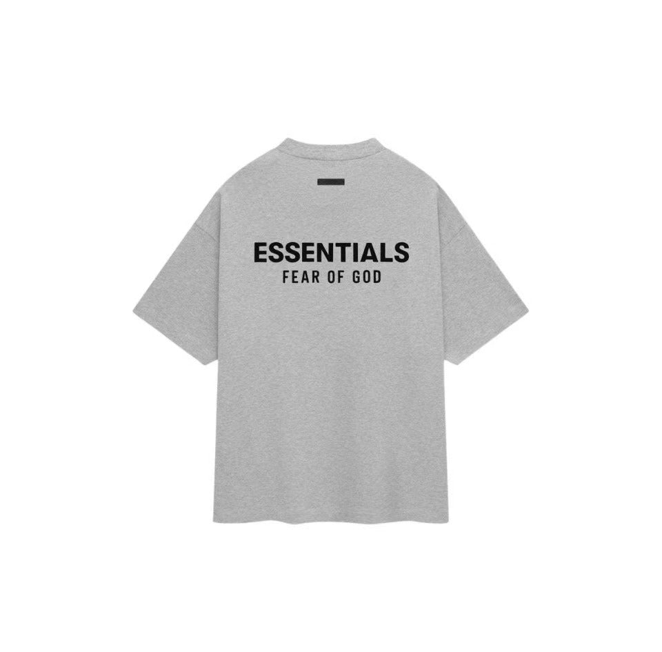 Fear of God Essentials Jersey Crewneck T-Shirt Light Heather Gray