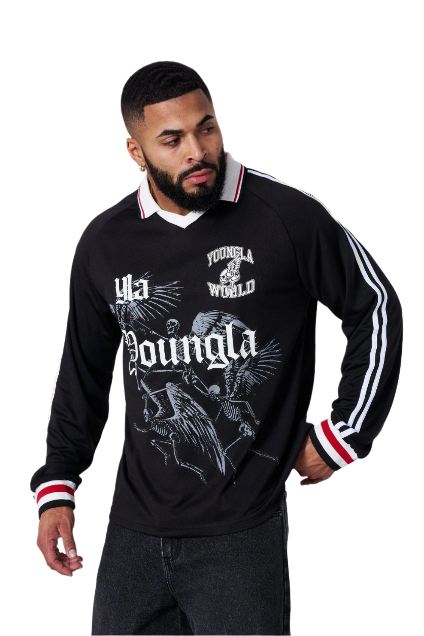 YOUNG LA 8041 - Eternal Soccer Jersey Black