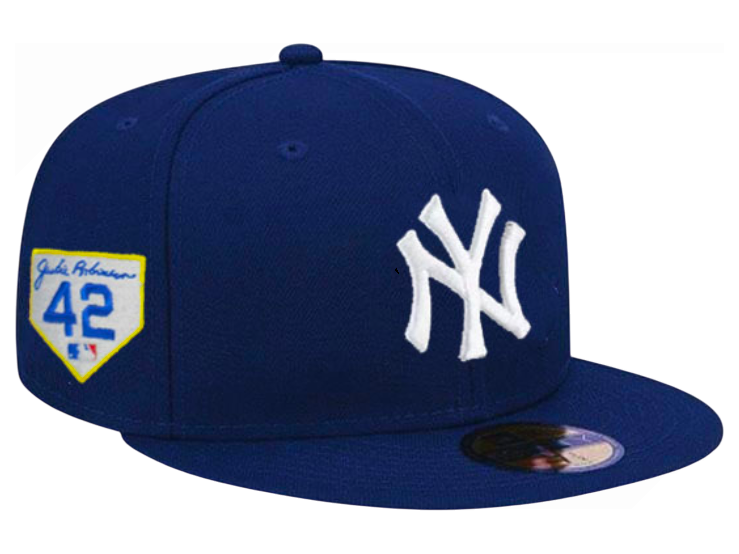 New Era New York Yankees Mens Navy Blue 2023 Jackie Robinson Day