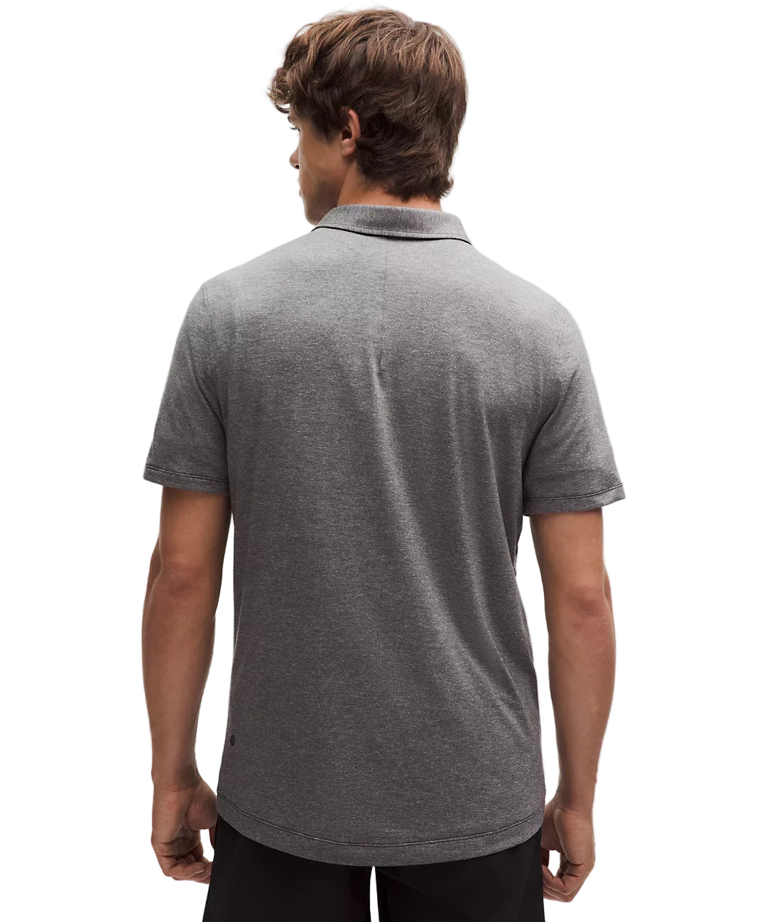 Evolution Short-Sleeve Polo Shirt Heathered Black