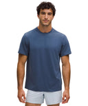 Zeroed In Short-Sleeve Shirt Blue Twill
