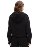 Scuba Oversized Full-Zip Hoodie Black