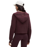 Scuba Oversized Half-Zip Hoodie Goodnight Plum