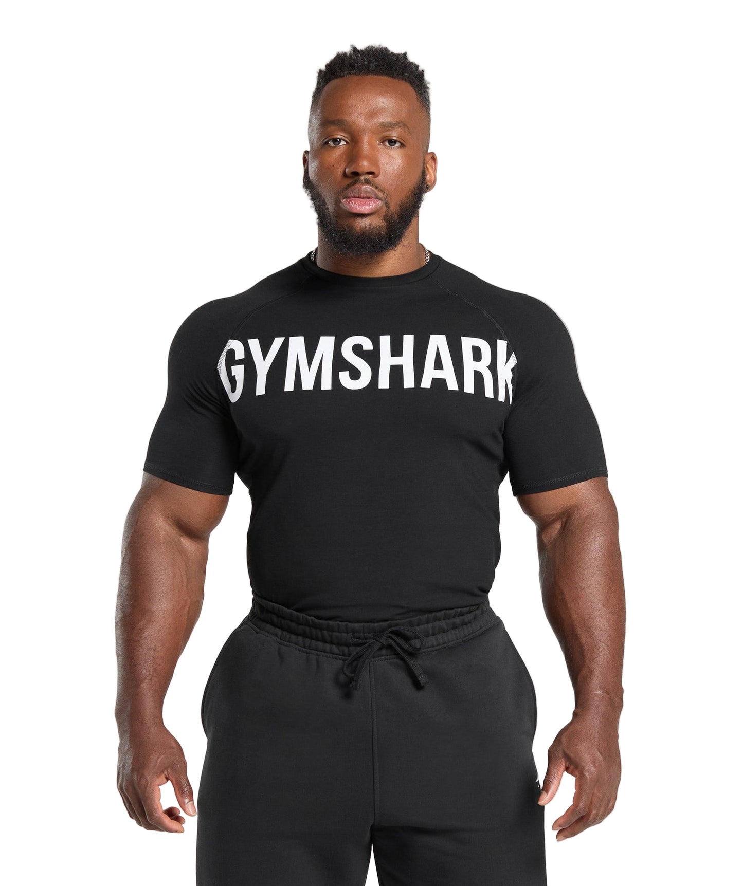Gymshark Prime T-Shirt - Black/White