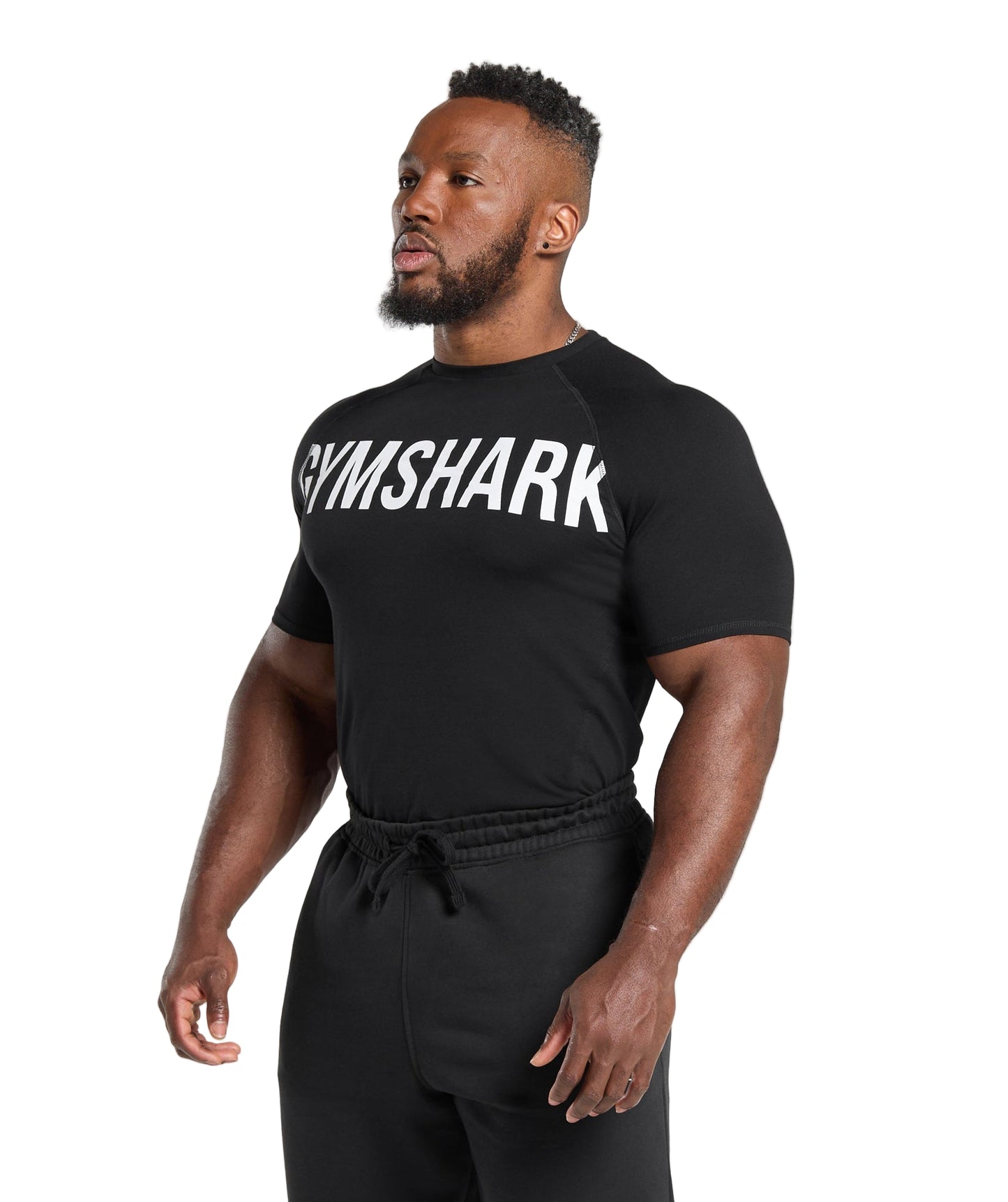 Gymshark Prime T-Shirt - Black/White