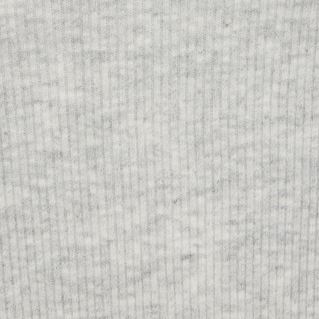 Cotton Rib T-SHIRT Light heather grey