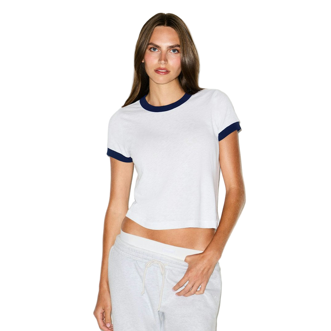 Worn In Jersey BABY TEE Snow Contrast