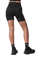 5" Seamless Ribbed Favorite Short Black