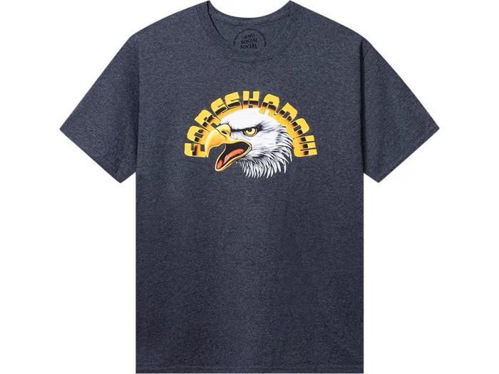 FORESHADOW TEE-DARK HEATHER GREY