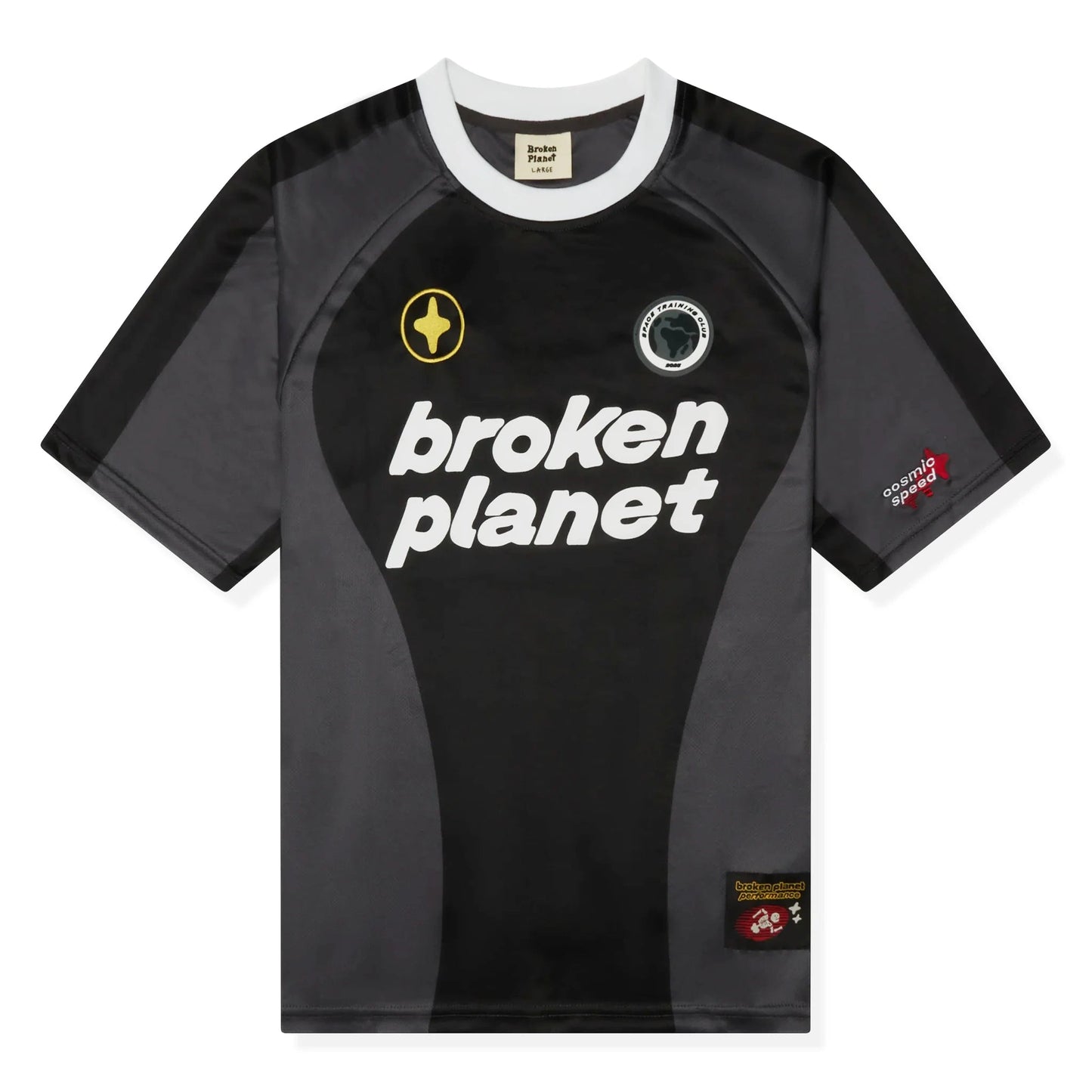 Broken Planet Football JerseyBlack/Grey