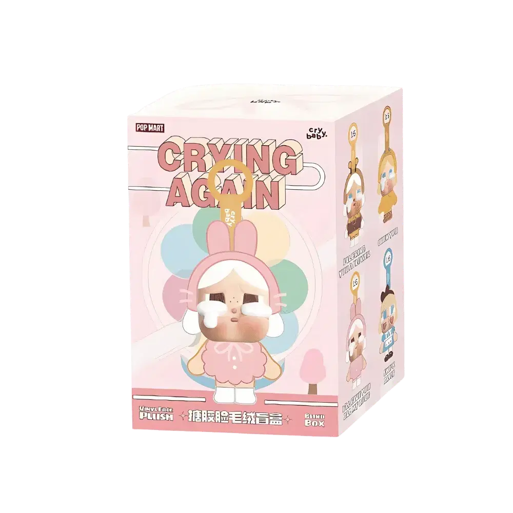 Pop Mart CryBaby Crying Again Series Vinyl Face Plush Single Blind Box