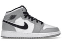 Jordan 1 Mid Light Smoke Grey Gs - Unmatched Kicks - Sneakers