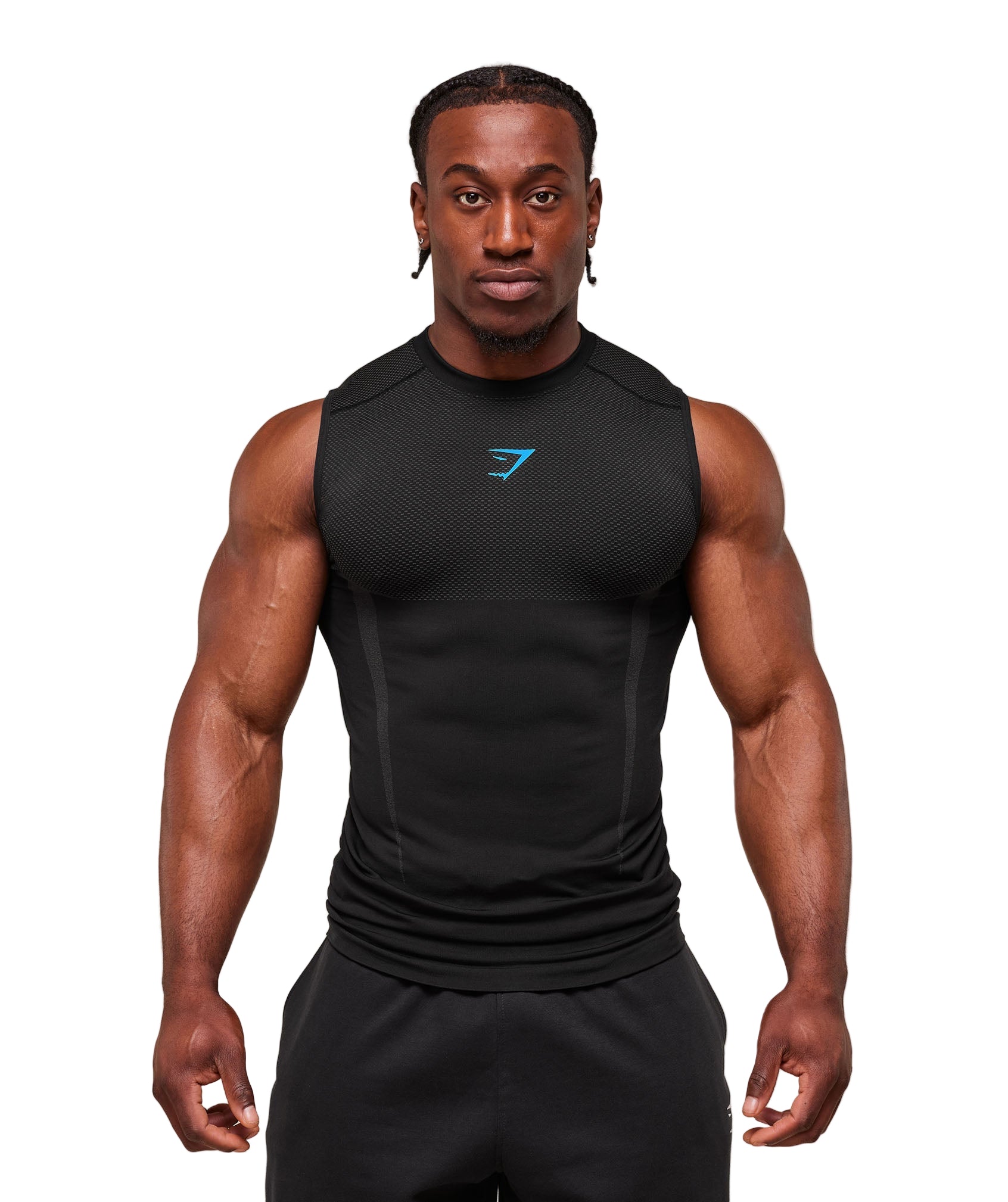 ピ*p様  onyx5.0 Black tank-top S Onyx 5.0 Tank muscle fit Black/Onyx Grey - Unmatched Kicks