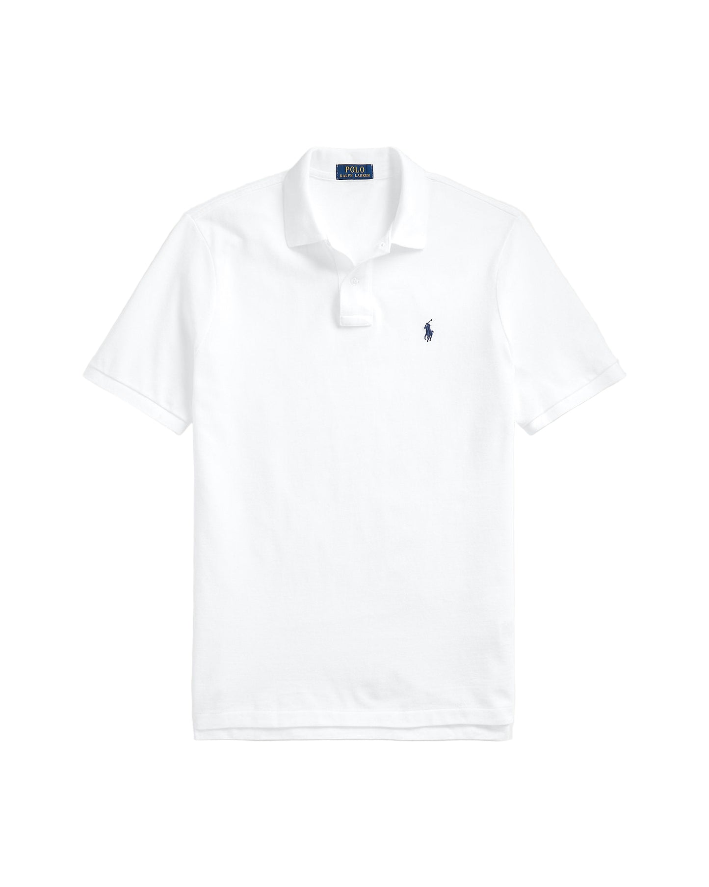 The Iconic Mesh Polo Shirt - All Fits White/Navy
