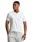 Classic Fit Jersey V-Neck T-Shirt White