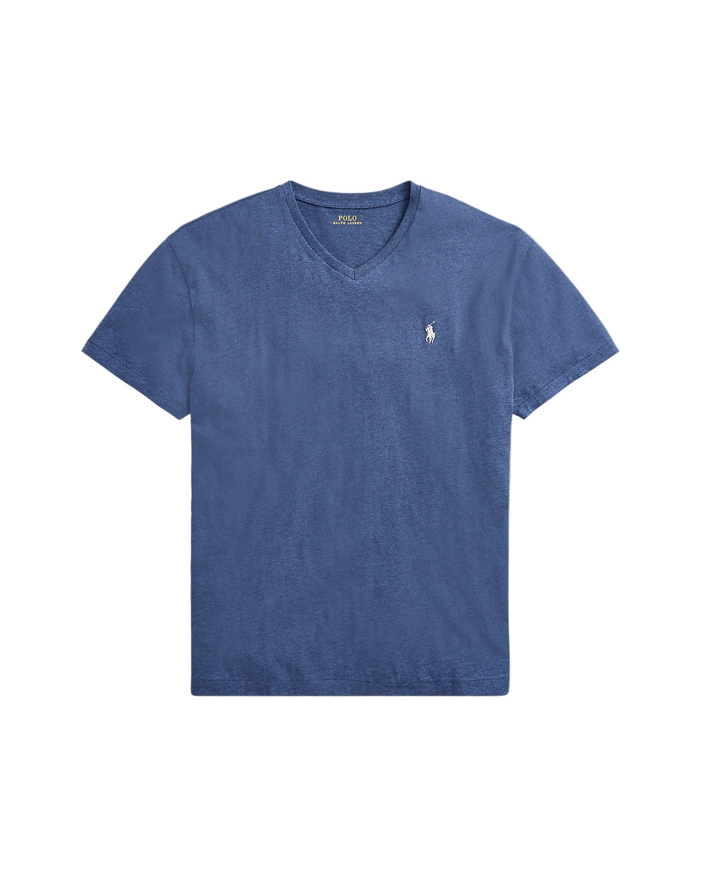 Classic Fit Jersey V-Neck T-Shirt Derby Blue Heather