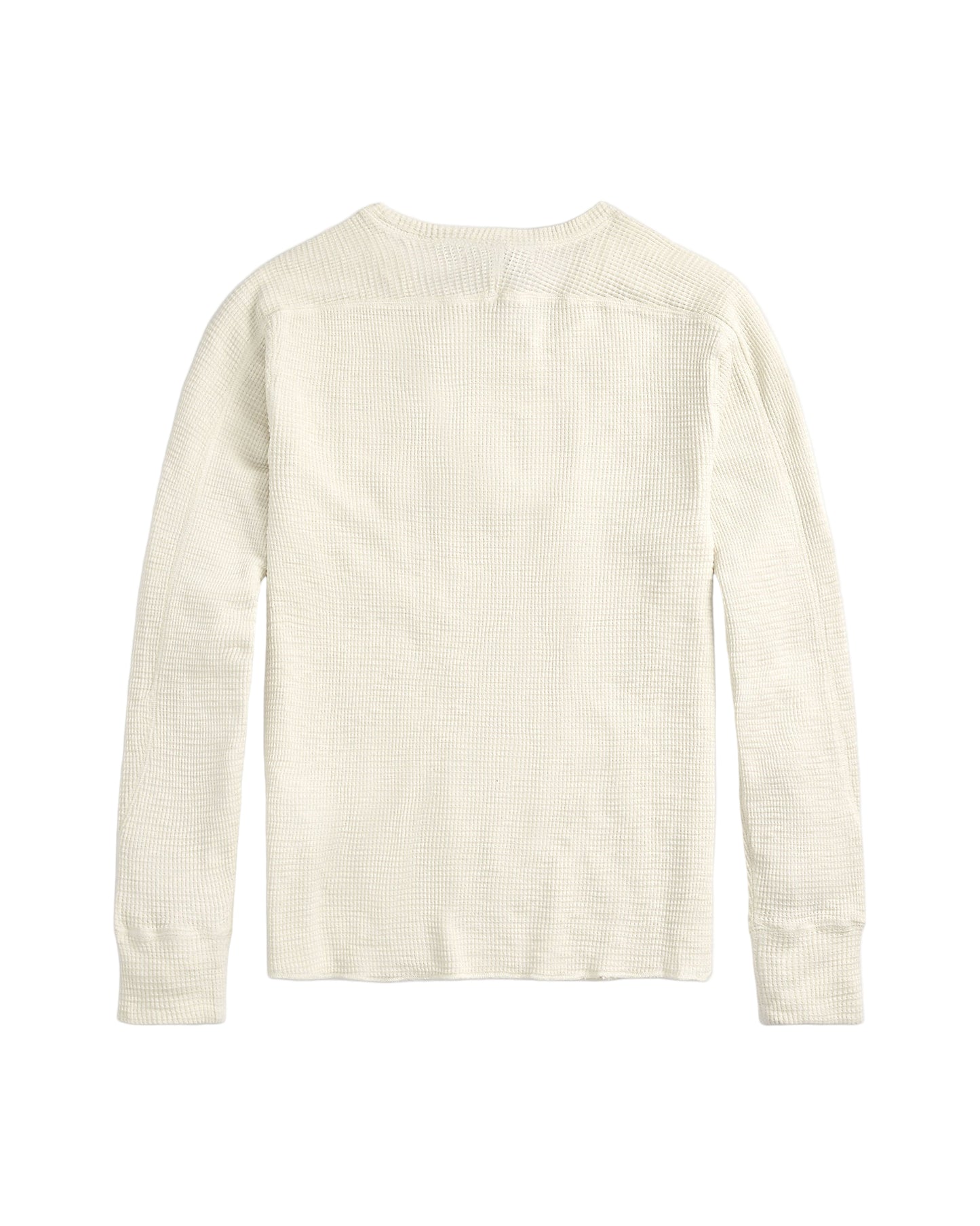 Waffle-Knit Crewneck Paper White