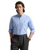 Classic Fit Stretch Poplin Shirt Austin Blue