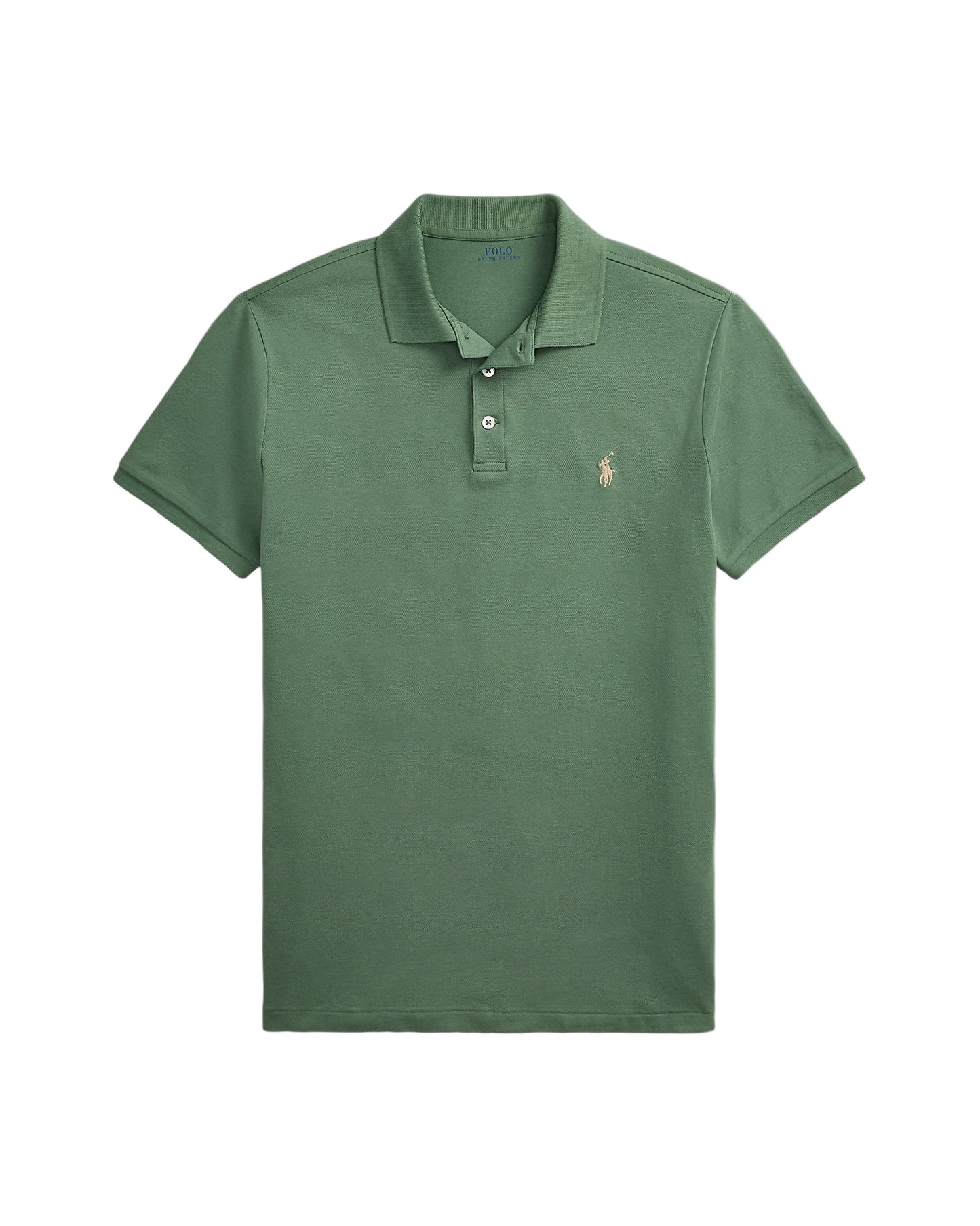 Custom Slim Fit Stretch Mesh Polo Shirt Fatigue