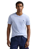 Classic Fit Striped Soft Cotton T-Shirt Dress Shirt Blue/White