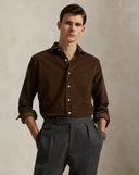 Classic Fit Corduroy Shirt Chocolate Mousse