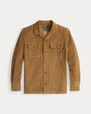 Classic Fit Corduroy Camp Shirt Golden Brown
