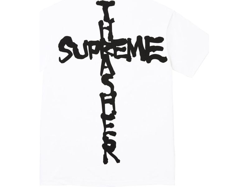 Supreme Thrasher Cross Tee White