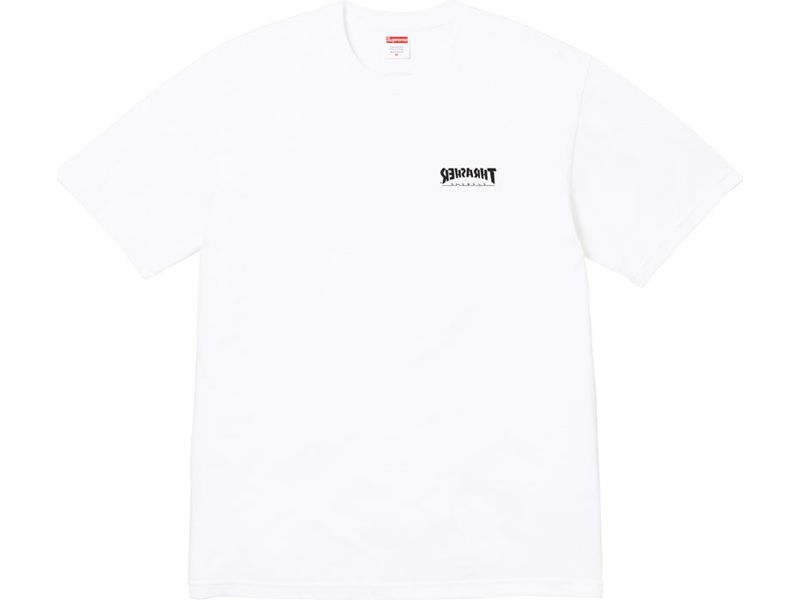 Supreme Thrasher Cross Tee White
