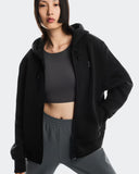 Focus Tech Zip Hoodie Black