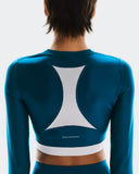 Train Long Sleeve Crop Tempest