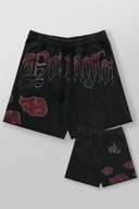 1002 - Naruto Sweat Shorts Akatsuki