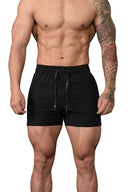 101 Bodybuilding Short Shorts All Black - Unmatched Kicks - YOUNG LA