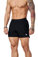 1018 - Core Training Shorts Black - Unmatched Kicks - YOUNG LA