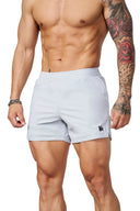 1018 - Core Training Shorts Light Grey - Unmatched Kicks - YOUNG LA