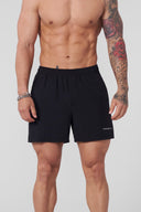 1022 - Staple Shorts 4.5" Black - Unmatched Kicks-YOUNG LA