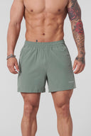 1022 - Staple Shorts 4.5" Light Green - Unmatched Kicks-YOUNG LA