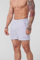 1022 - Staple Shorts 4.5" Light Grey - Unmatched Kicks-YOUNG LA