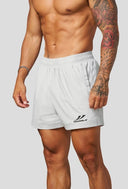 1034 - CORE TRAINING SHORTS GREY - Unmatched Kicks-YOUNG LA