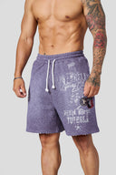 1065 - Golden Era Sweat Shorts Purple Wash - Unmatched Kicks-YOUNG LA