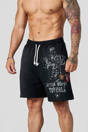 1065 - Golden Era Sweat Shorts Black Wash