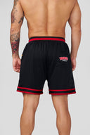 1071 - Looney Tunes Embroidered Patch Shorts Black - Unmatched Kicks-YOUNG LA
