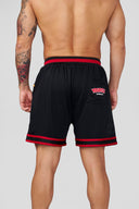 1071 - Looney Tunes Embroidered Patch Shorts Black