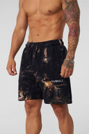1076 - Tree Camo Collection - Shorts Black Tree Camo