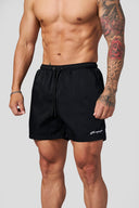 1082 - Silk Wave Swim Shorts Black - Unmatched Kicks - YOUNG LA