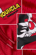 1098 - Looney Tunes Basketball Shorts Red - Unmatched Kicks-YOUNG LA