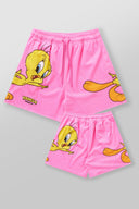 1098 - Looney Tunes Basketball Shorts Pink